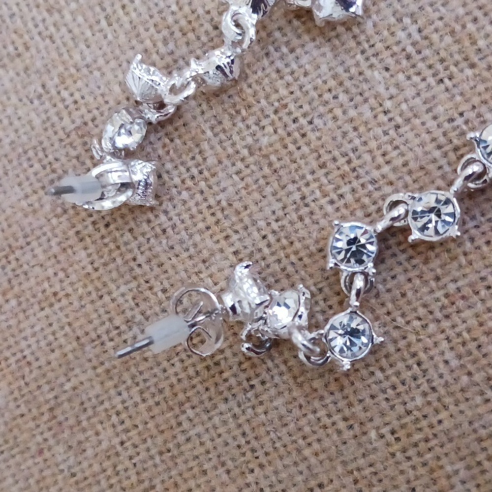 Silver Long Earrings - Picture 6 of 8